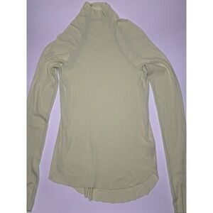 KOTO Mock Neck Ribbed Long‎ Sleeve Top Men's Apparel Mens Large Green